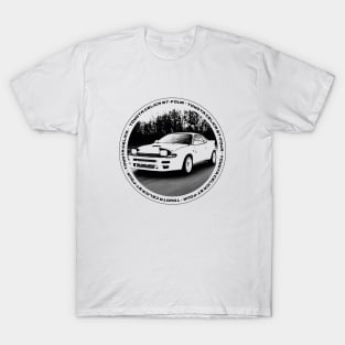 TOYOTA CELICA GT-FOUR ST185 Black 'N White 4 T-Shirt